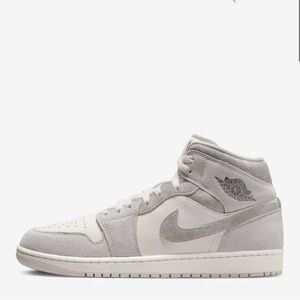 Air Jordan 1 Mid SE Neutral Grey Smoke Grey-Sail M 7.5, W 9, EUR 40.5